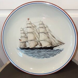 Mottahedeh Our Maritime Heritage Decorative Plate - Clipper Ship “Nightingale”